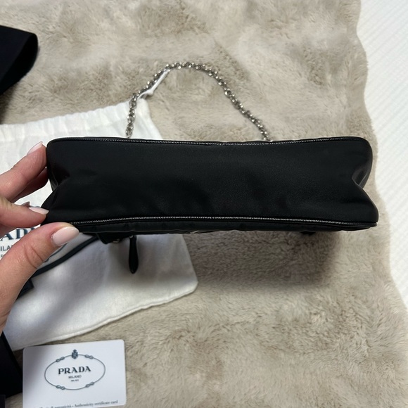PRADA Re-Edition 2005 Nylon Black Crossbody Bag - Picture 11 of 12